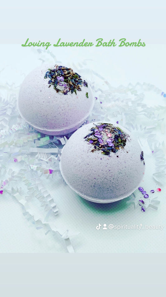 Loving Lavender Bath Bombs